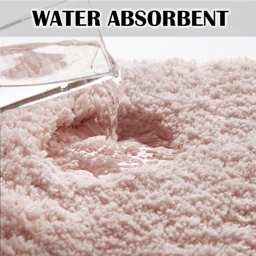 Non Slip Bath Mat (16 x 24, Blue) - Water Absorbent Soft Microfiber Rug, Machine - Picture 16 of 194