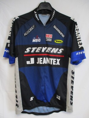 Radtrikot STEVENS JEANTEX SHIMANO ROCK SHOX Cycling Shirt Jersey XL