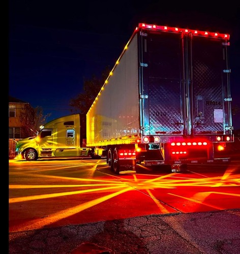 1-10X LKW LED Wassermelone Leuchten Blinker Seitenmarkierung Signalabstand - Picture 12 of 22