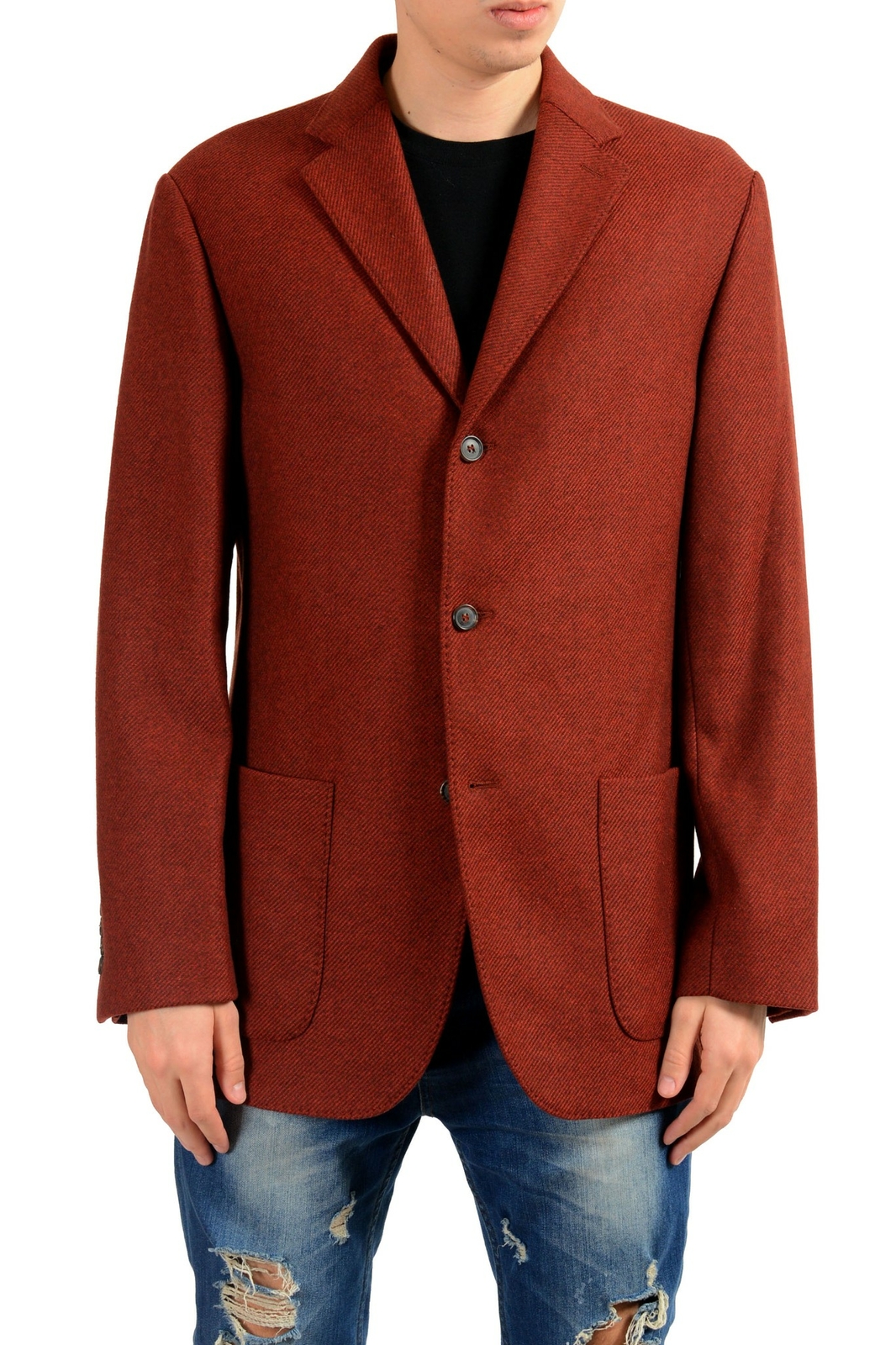 Мужской шерстяной кашемировый блейзер на трех пуговицах Malo, спортивное пальто, Размер 42-52