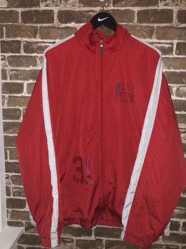 Vintage Nike Windbreaker Jacket XL Red 