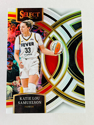 KATIE LOU SAMUELSON 2024 Panini Select WNBA rookie WHITE Prizm #'d /99