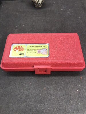 Mac Tools 10pc Screw Extractor Set (Case Only) Plastic Used
