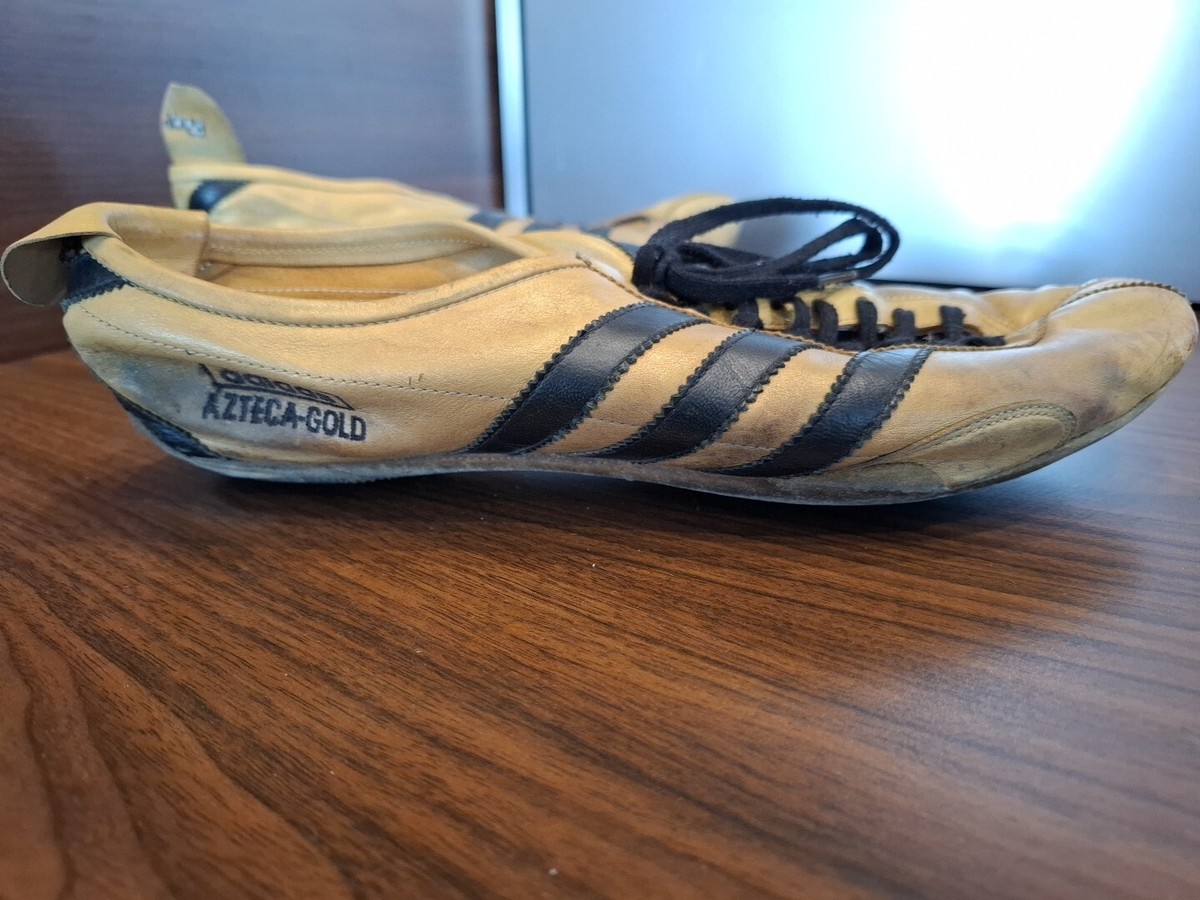 Vintage Ultra Rare Circa 2003 Adidas Azteca Gold Size UK 9 * | eBay