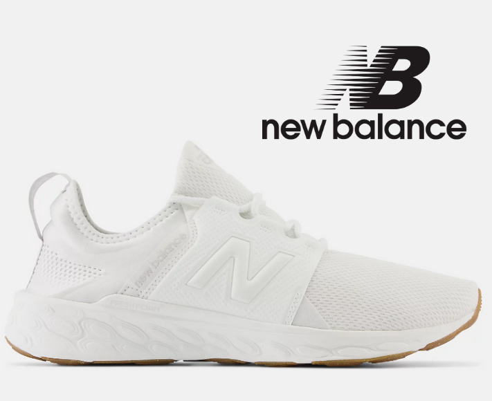 N/box New Balance Men Fresh Foam X Cruz v3 - Standard (D) White  Full US Size Fr