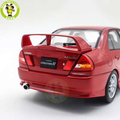 1/18 MOTORHELIX Mitsubishi Lancer EVO IV Red Diecast Model Car | eBay