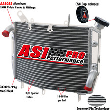 Asi Aluminum Racing Motorcycle Radiator For 2006-2011 Yamaha Yzf R6 Asi Aluminum Racing Motorcycle Radiator For 2006-2011 Yamaha Yzf R6