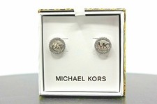 Michael Kors Silver-tone Crystal Pave 