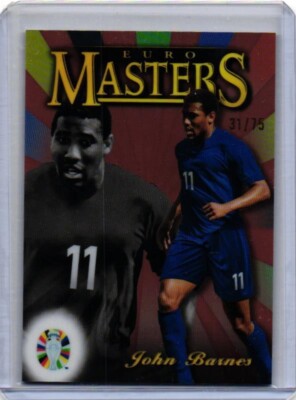 2023 Finest Road EURO 2024 #EM-JB John Barnes Euro Masters Rose Gold #/75