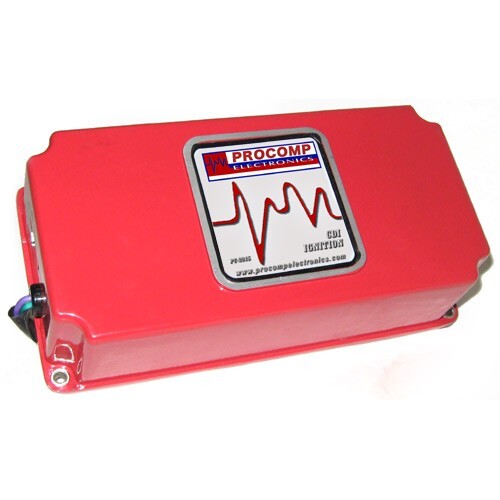 NEW PROCOMP ELECTRONICS 6AL IGNITION BOX,REV LIMITER,RED CASE,0-3000RPM ...