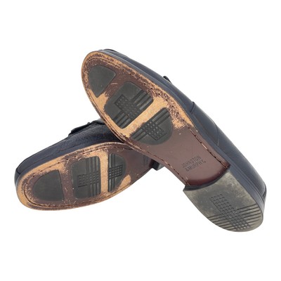 Johnston & Murphy Black Wingtip Kiltie Tassel Loafers Mens  display picture 1
