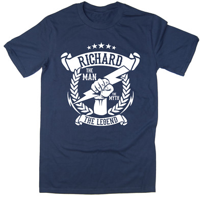 Richard - The Man, The Myth, The Legend T-Shirt - Weihnachtsgeschenkidee - 6 Farben