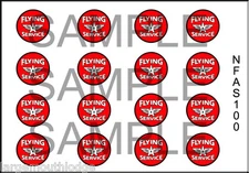 N SCALE CUSTOM TRAIN LAYOUT MODEL TRAIN CAR TRUCK DECALS FLYING A SERVICE NFAS10