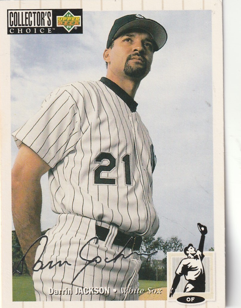 FREE SHI-1994 Upper Deck Collector's Choice Silver Signature Darrin Jackson #370