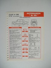 Revue technique Autobianchi A111