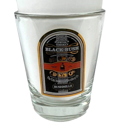 The Old Bushmills Distillery Co Black Bush Special Irish Whiskey Shot Glass