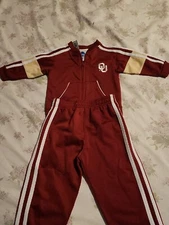 Vintage NCAA Outerstuff Infant Baby Oklahoma University Polyester Track Suit NWT
