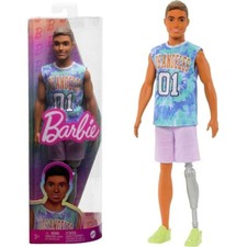Mattel Ken Fashionistas Capelli Castani E Protesi Alla Gamba Hjt11