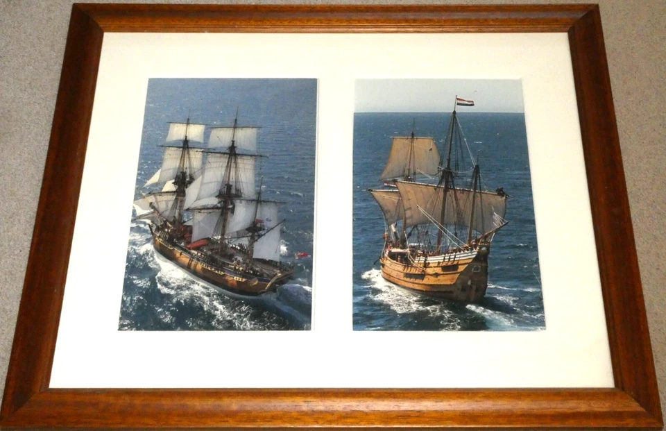 HMS Endeavour & The Duyfken Built in WA Old Sailing Ships Framed Photo Prints - image 4 of 4