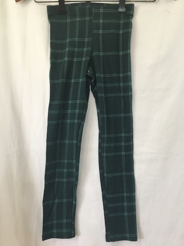 New Old Navy Girls Green Plaid Leggings Built in tough Many sizes - Picture 3 of 4
