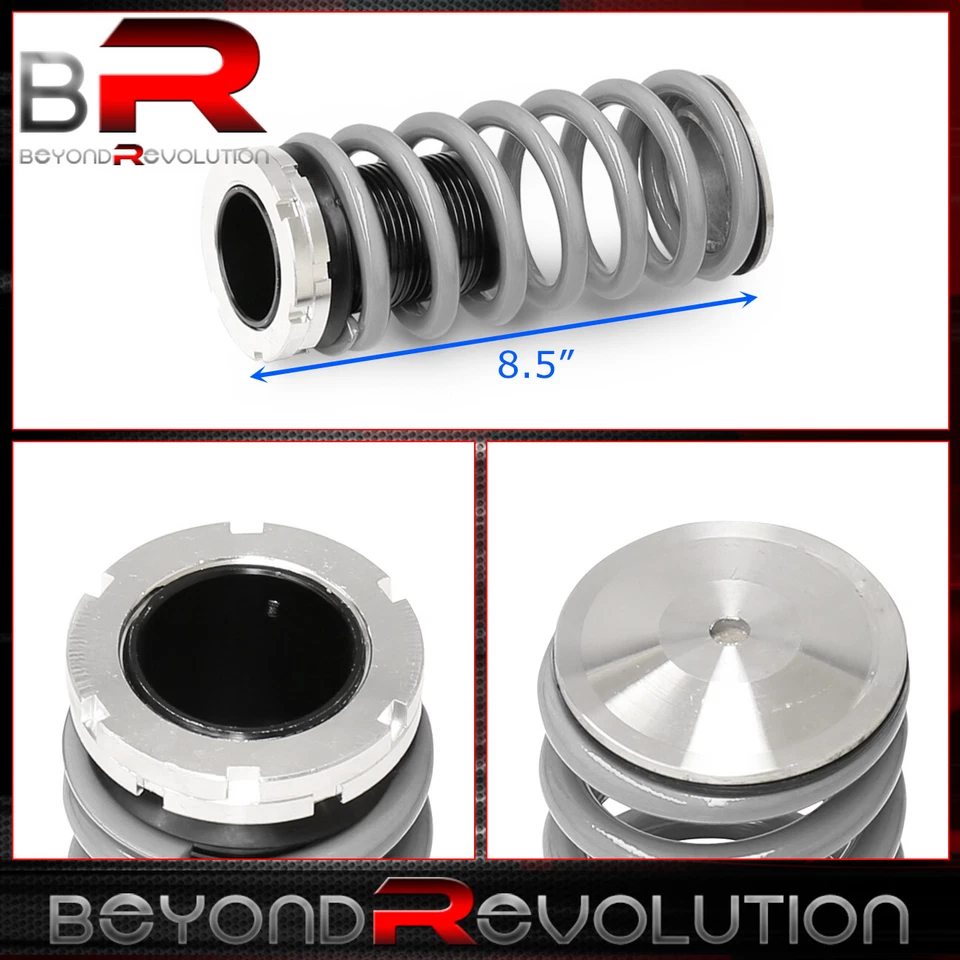 For 1989-1994 240SX S13 Drift 0-3" Adjustable Coilover Sleeves Lower Spring SILV - Изображение 3 из 4