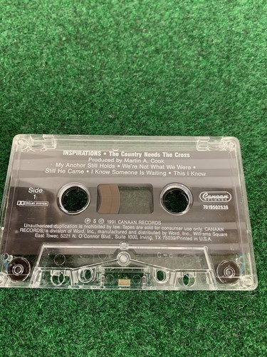 The Inspirations-The Country Needs The Cross-Cassette-(1991) - Picture 3 of 6