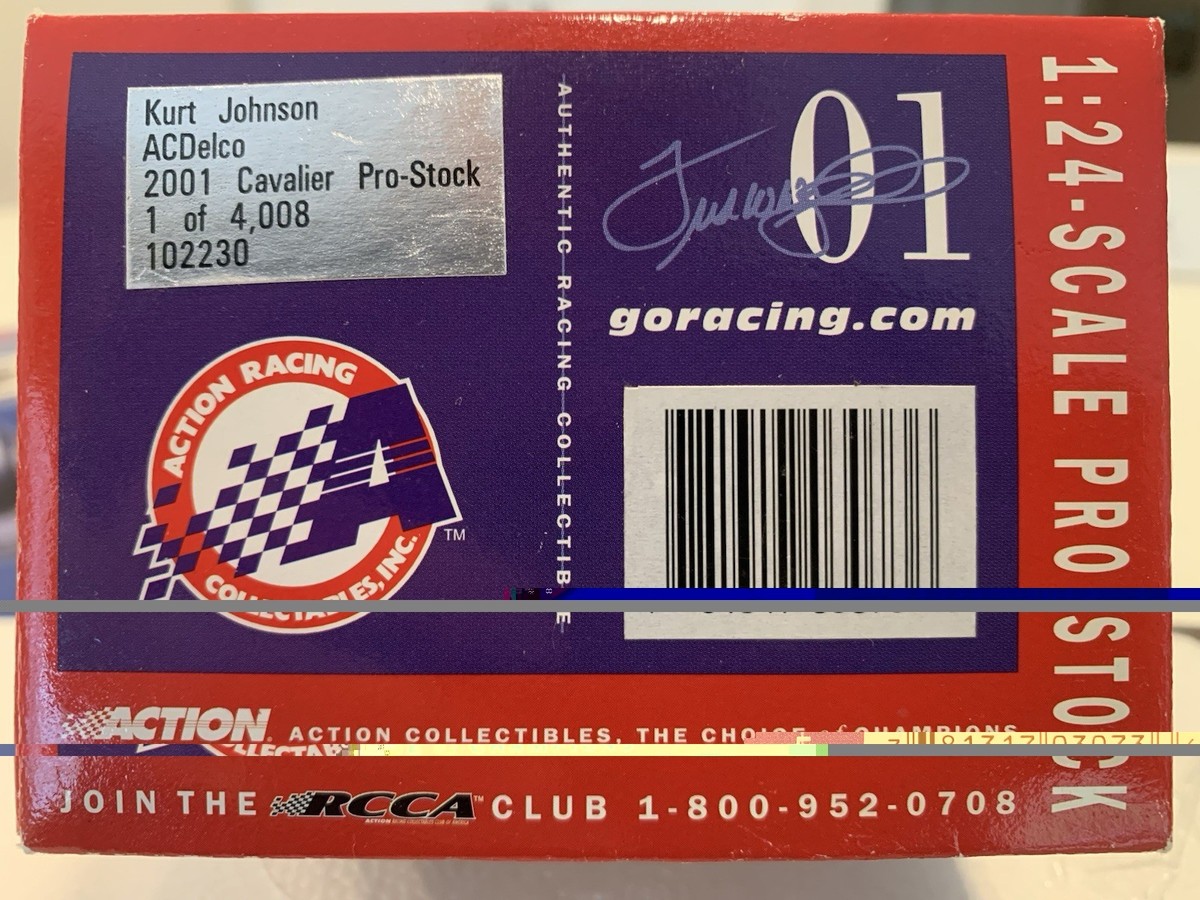AC Delco Prostock 1/24 Diecast Kurt Johnson Drag Racing Cavalier