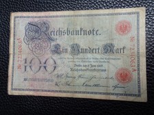 Banknot 100 marek 1907