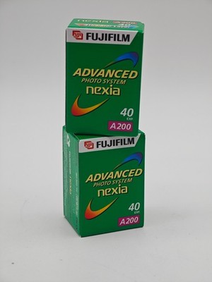 2x Fujifilm Nexia 24mm APS Film 40 Fotos (80 Gesamt) MHD 2007 Vintage Retro