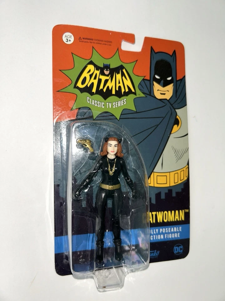 Figura de acción Catwoman Classic Adam West Batman 1966 serie de televisión 3,75" DC Funko Foto 2 de 4