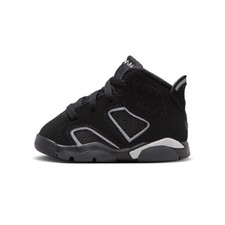 Toddler's Jordan 6 Retro BT "Cap and Gown" Blk/Ref Sil-Blk IR2296 010