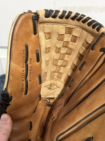 Guanto Easton Softball NES 14" Natural Elite Originale Pro Steer Hide RHT Olio Tan