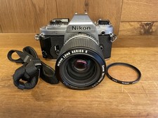  Almost Mint Nikon FG Film Camera Series E 36-72mmmm F/3.5 Ai-s Zoom Lens Japan
