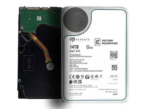 Seagate 14TB Exos X18 7200RPM SATA 6Gb/s 256MB 3.5" Enterprise HDD ST14000NM000J