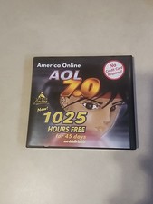 Vintage America Online AOL Case Only Rom 7.0 Anime 2001 Collectible
