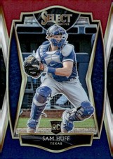 2021 Panini Select #197 Sam Huff Tri-Color Prizm