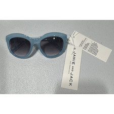 Janie and Jack Fashion Sunglasses Blue  Clear striped Kids' Size 2- 4 Y Beach