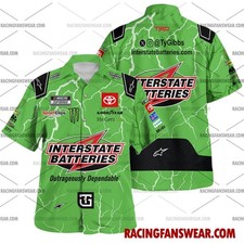 Ty Gibbs Nascar Racing 2024 Uniform Apparel Clothes Hawaiian Polo Shirts_8k6_56