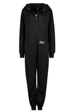 EIGHT2NINE Damen Sweat Overall Einteiler Onesie schwarz dunkelblau hell-grau 