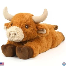 Cuckool Bull Plush Toy - Microwavable Lavender-Scented Stuffed Animal Comfort