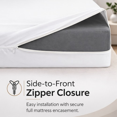 #ad #ad Zippered Mattress Encasement Waterproof Protector Hypoallergenic Mattress Cover $21.99