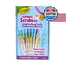 Crayola Scribble Scrubbie Pets Refill Set - 24 Washable Markers