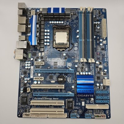 GA-P55A-UD3R Motherboard i5 750 CPU 2.66GHz 4GB DDR3 RAM ATX I/O Shield