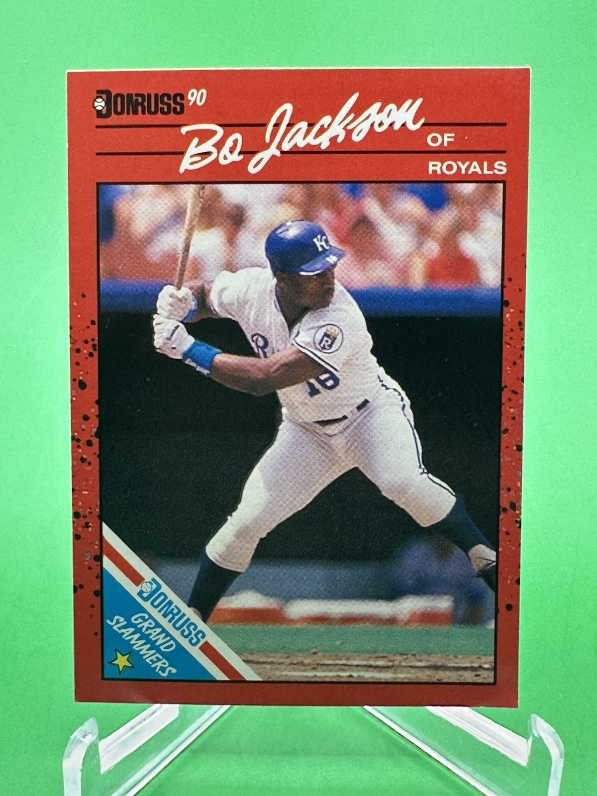 BO JACKSON 1990 Donruss Grand Slammers #12 - NM/MT - Royals
