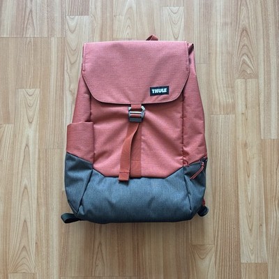 Thule Lithos 16L Padded Strap Computer Backpack Brick Red!  