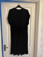 Black V Neck Women’s Dress From Next In Unworn Condition