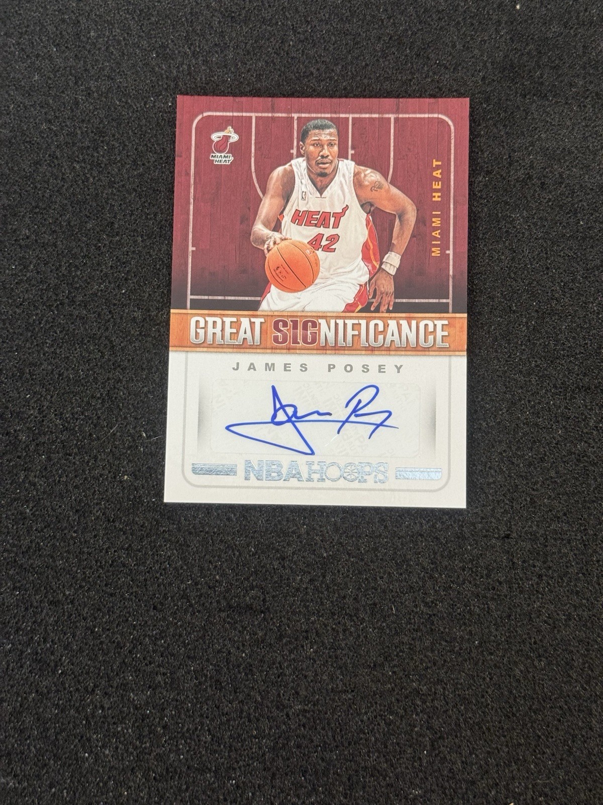 James Posey #GS-JP 2018-19 NBA Hoops Great SIGnificance