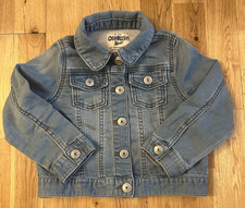 OshKosh B'Gosh Toddler Unisex Classic Denim Jean Jacket Size 3T