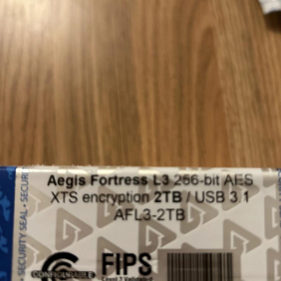 New Apricorn Aegis Fortress 2 TB Hard Drive - 3.5" External AFL3-2TB - Image 2 of 2