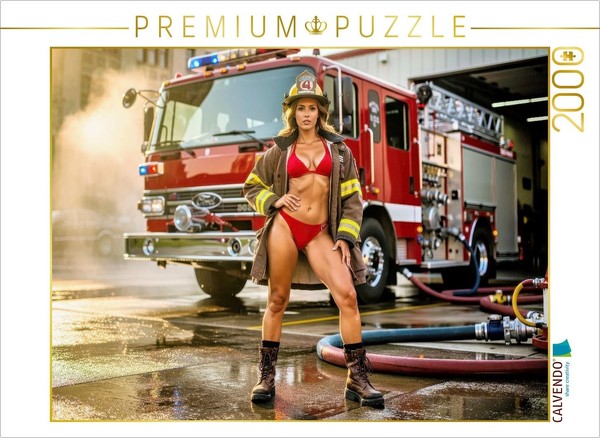 "Calvendo Puzzle A Photo From The \"Sexy Firefighters\" Calendar | 2000 Pieces, Fin"-image